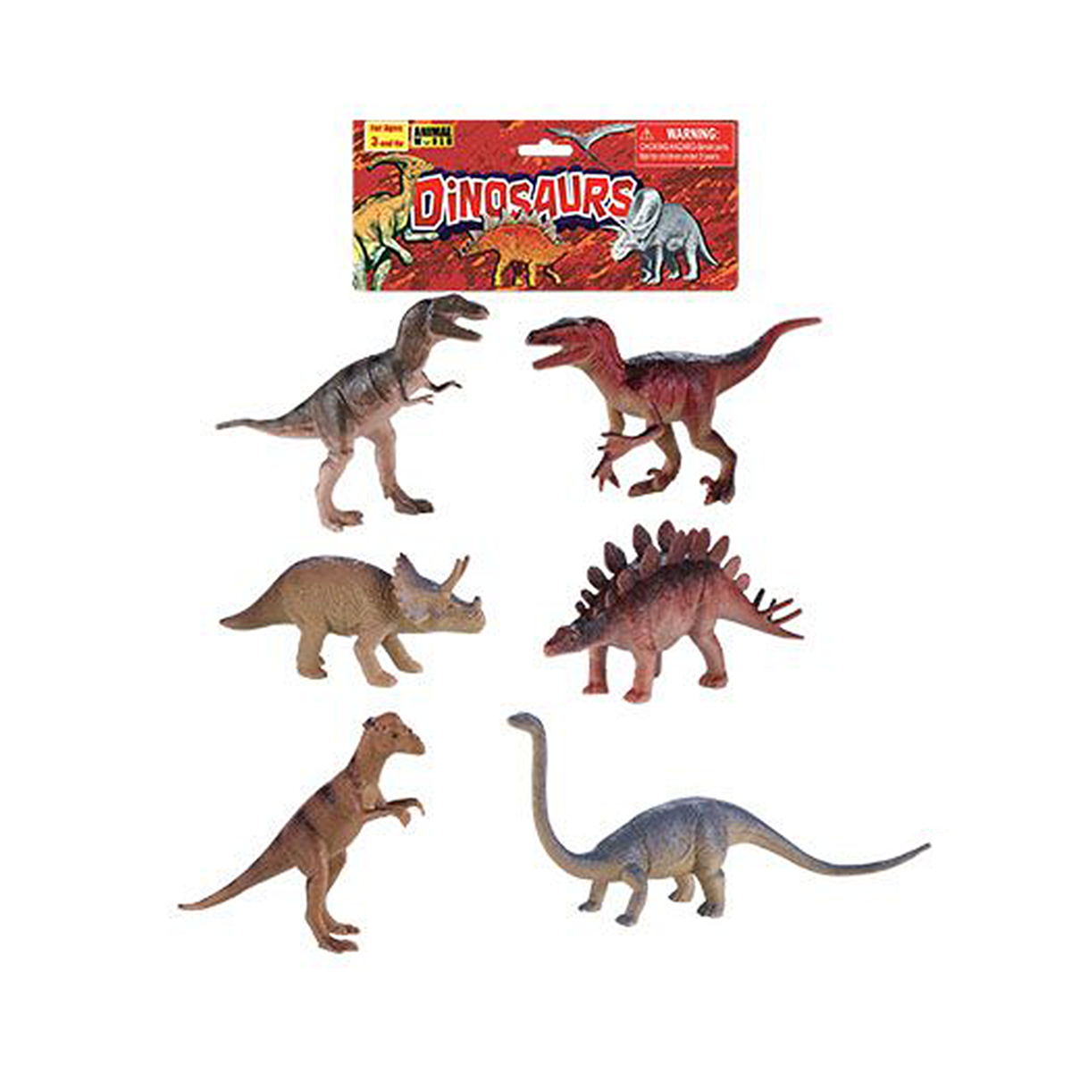 Dinosaurs Play Set (6 Pcs Set)